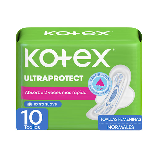 TOALLAS SANITARIAS KOTEX ULTRAPROTECT X 10 UND